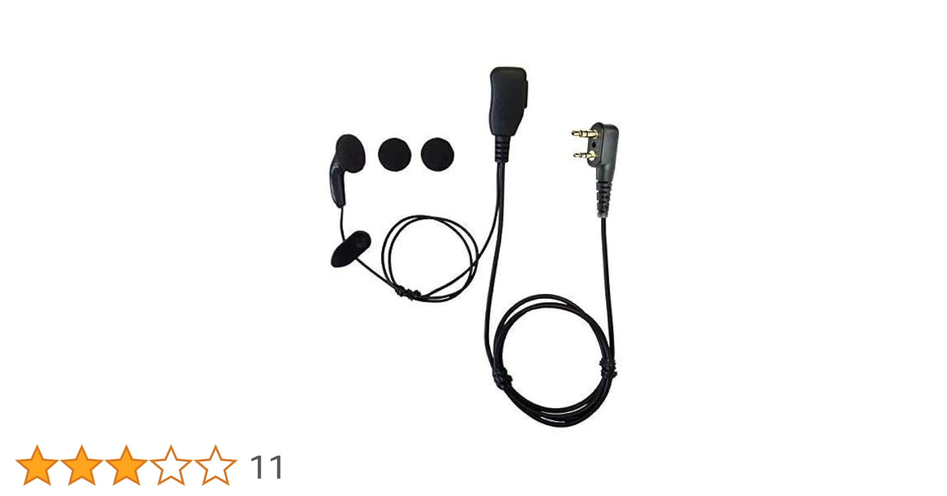 Amazon.co.jp: アイコム対応 インカム イヤホンマイク L型2ピン